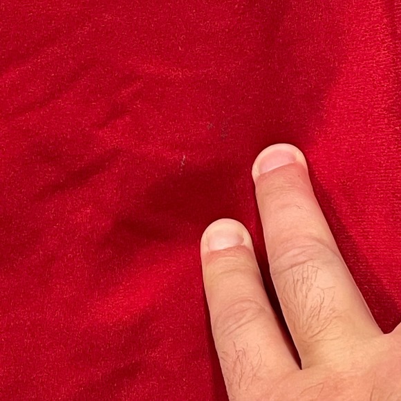 Adidas XXL Mens‎ Track Pants Red Black Stripes Side Zipper Pockets Tear Away VTG - Picture 4 of 10